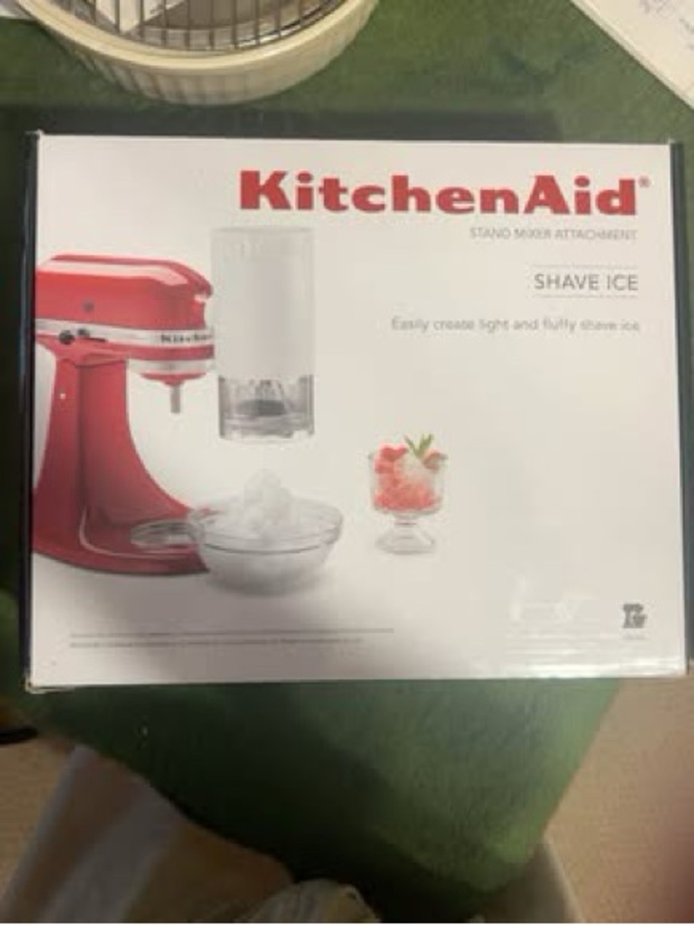 KITCHENAID 🔥 COMPLETE UNUSED KITCHENAID SHAVE ICE ATTACHMENT — KSMSIA 🔥